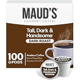 Maud's Dark Roast Coffee Pods, 100ct | Dark Roast Coffee in Single Serve Pods &ndash; Compatible with Keurig Coffee Makers