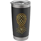 Party Mode Upside Down Pineapple Swinger Vanilla Swapping Stainless Steel Insulated Tumbler