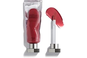 MUZIGAE MANSION Objet Lip Stain (Unique Paint Tube Design) – Velvet Matte Tint, Long-Lasting Waterproof Lipstick, Hydrating Korean Makeup, Red & Rose Gloss, K-Beauty Tinted Lipstain (05 STUNNING)