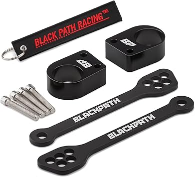 Amazon Com Blackpath Fits Kawasaki Full Lowering Link Kit Ninja 250r Ex250 300 1 Inch Front And 4 Inch Rear Black Steel Automotive