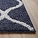 Maples Rugs Rebecca Contemporary Area Rugs for Living Room & Bedroom [Made in USA], 5 x 7, Navy Blue/White