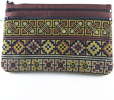 Handmade Thai Tribal Hmong Embroidery Style Women Purse Hand Bag with Zipper
