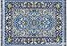 Inusitus Set of 4 Dolls House Rugs for Dollhouse Furniture - Miniature Woven Dollhouse Carpet (Various Flower Patterns)
