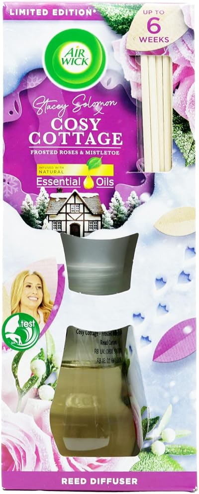 Air Wick Cosy Cottage Frosted Roses Snowberry Reed Diffuser 42ml