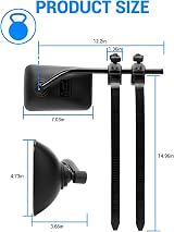 SUPAREE Convex Caravan Towing Mirrors with Clamps and Straps Pair view 7