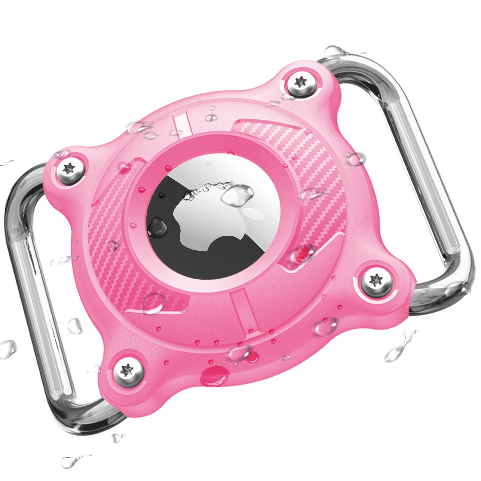 Photo 1 of ** SOLD AS IS, NO REFUND/RETURN** SEE COMMENTS!
Airtag Dog Collar Holder | Airtag Dog Collar Waterproof - Airtag Holder for Dog Collar - Dog Airtag Holder with Removable Metal Loop, Light Weight fit Width3cm/ Thick4.5mm Air Tag Dog Collar, Pink, 1