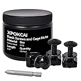 Xpokcai 120-Pack Set Rack Screws 10/32 with Nylon