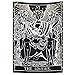 Tarot Cards Tapestry The Lovers Tapestry, Lovers Stand Under The Tree Tapestry Black Tapestry Medieval Europe Divination Tapestry for Room primary