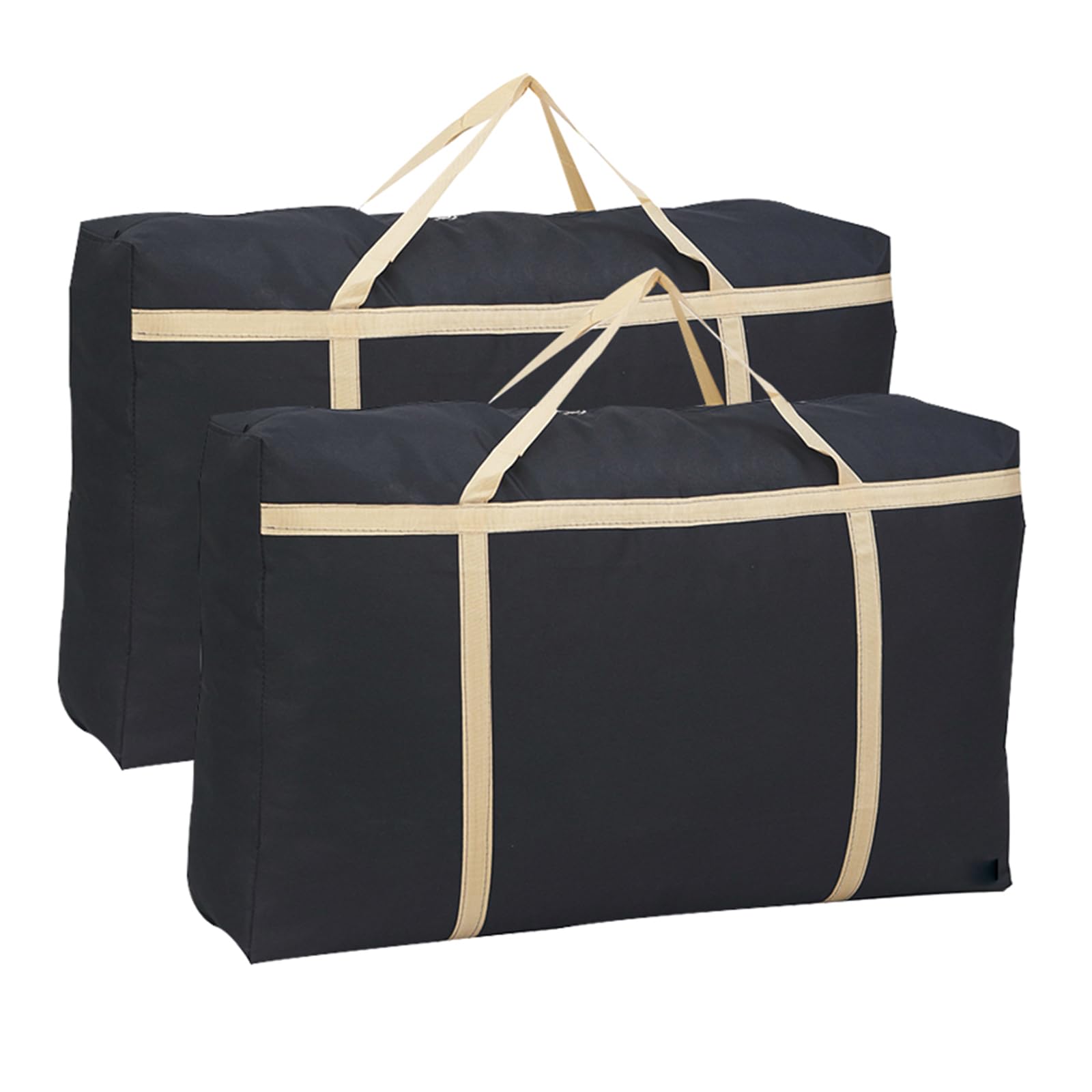 2Pcs 230L Extra Large Storage Bags Waterproof Thickened Sturdy 600D Oxford For Under Bed Storage,Clothes,Bedding Or Traveling And Moving (230L （110 * 60 * 35cm）)