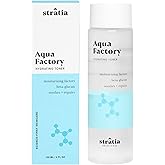 Stratia Aqua Factory Hydrating Toner with Beta Glucan, 7 Moisturizing Factors for Barrier Repair, Nourishing Dry & Sensitive Skin, 4oz