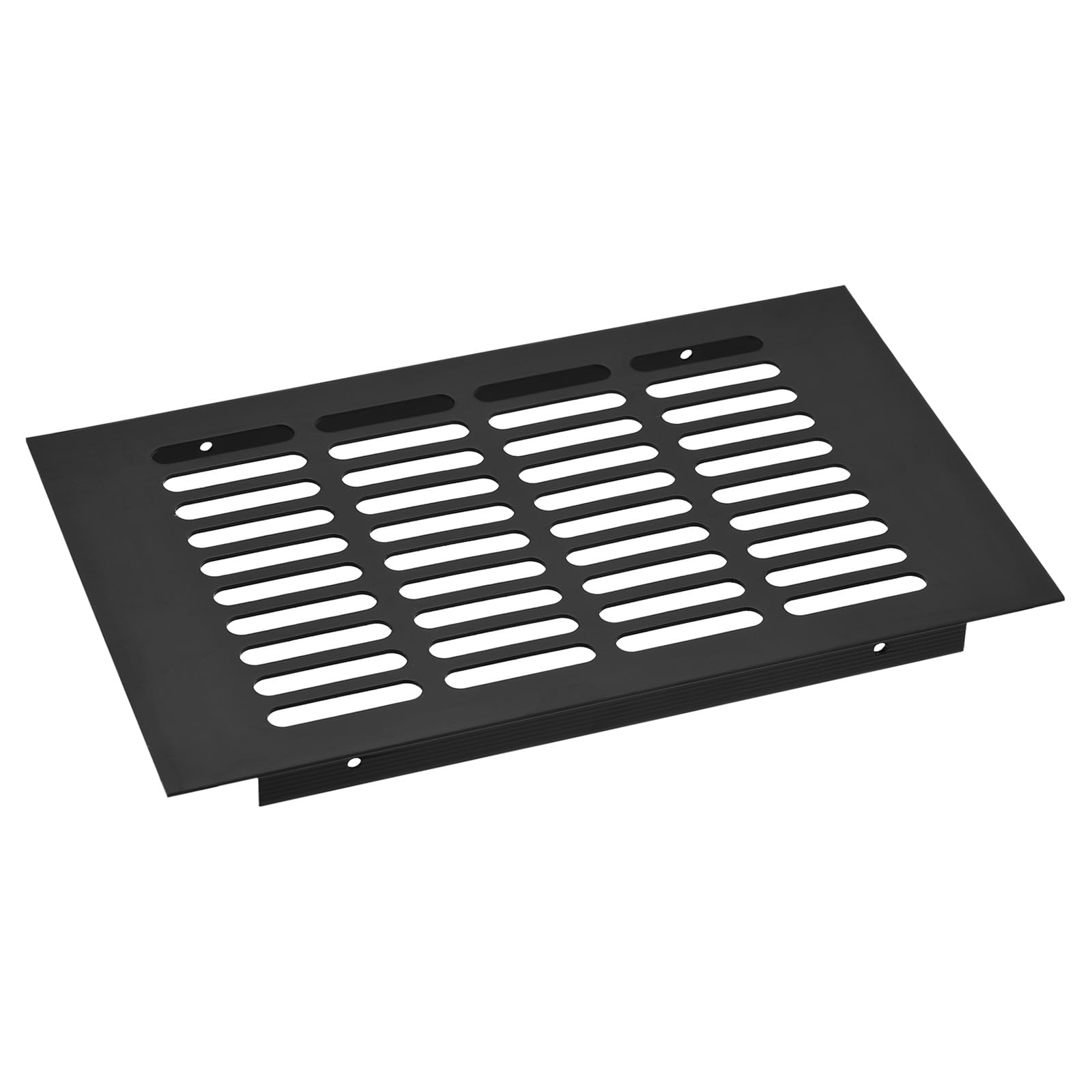 uxcell 1pcs Rectangle Ventilation Grille Aluminum Alloy Mesh Air Vent Cover Louvered Ventilation Cover for Cabinet Wardrobe Shoe Cabinet Closet, 250x150mm / 9.84"x5.91"