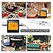 Digital Meat Thermometer for Grilling, Bluetooth Wireless Cooking Thermometer with 6 Probes Ports, Dual Probes Kitchen Thermometer for BBQ Smoker Oven Grill, Instant-read Food thermometer ios/android