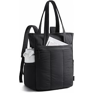 BAGSMART Backpack for Women, 15.6 Inch Tote Backpack for Travel | 22L Backpack for Travel, College, Commute, Work, Lightweigh