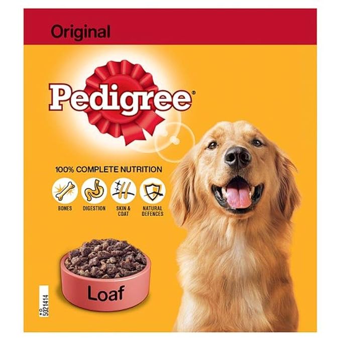 Pedigree Dog Food Can Original in Loaf, 400g Amazon.co.uk Grocery