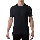 Men's Sweatproof Undershirt | Cotton Crew Neck | Original Fit | with Sweat Pads | White, Black, Gray | Bundle | X-Large