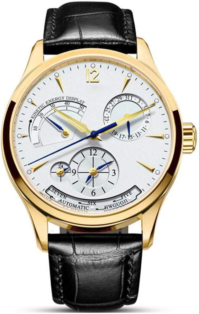 Montre GUESS Prism Double Fuseau Horaire - Bracelet Cuir Noir - Boîtier Acier - Reconditionnée