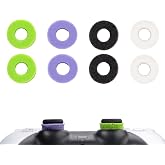 MOLOPPO 8 PCS Precision Rings Kit for PS4, for PS5, for Xbox-Combo I | for PS5 Accessories, for Xbox Accessories, Gaming Controller Enhancer-Black, White, Purple, Green