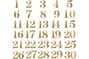 STAYMAX 1-30 Wedding Party Number Stickers for Table Card Accessories Decorative self-adhensive Number Sticker