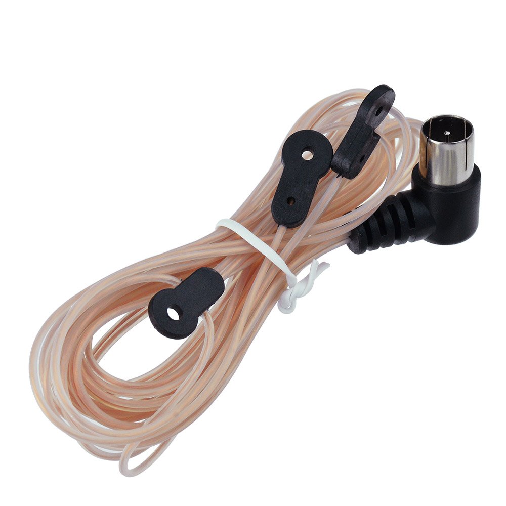 Eoutstanding 75 Ohm UNBAL FM Radio Antenna, Dipole Indoor T Antenna HD