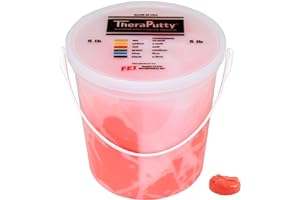 CanDo TheraPutty Scented Hand Exercise Putty for Rehabilitation, Exercises, Hand Therapy, Occupational Therapy, Cherry Red Soft 5lb