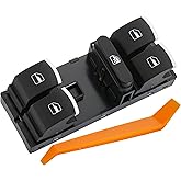 ZAPOSTS Power Window Switch Fits for Volkswagen CC 11-13,Golf 4 Door 10-13,Jetta(Sedan) 05-10,Passat 06-10,Touran Vento 10-14.Driver Side Control Door vidrios Master Switch.5ND 959 857