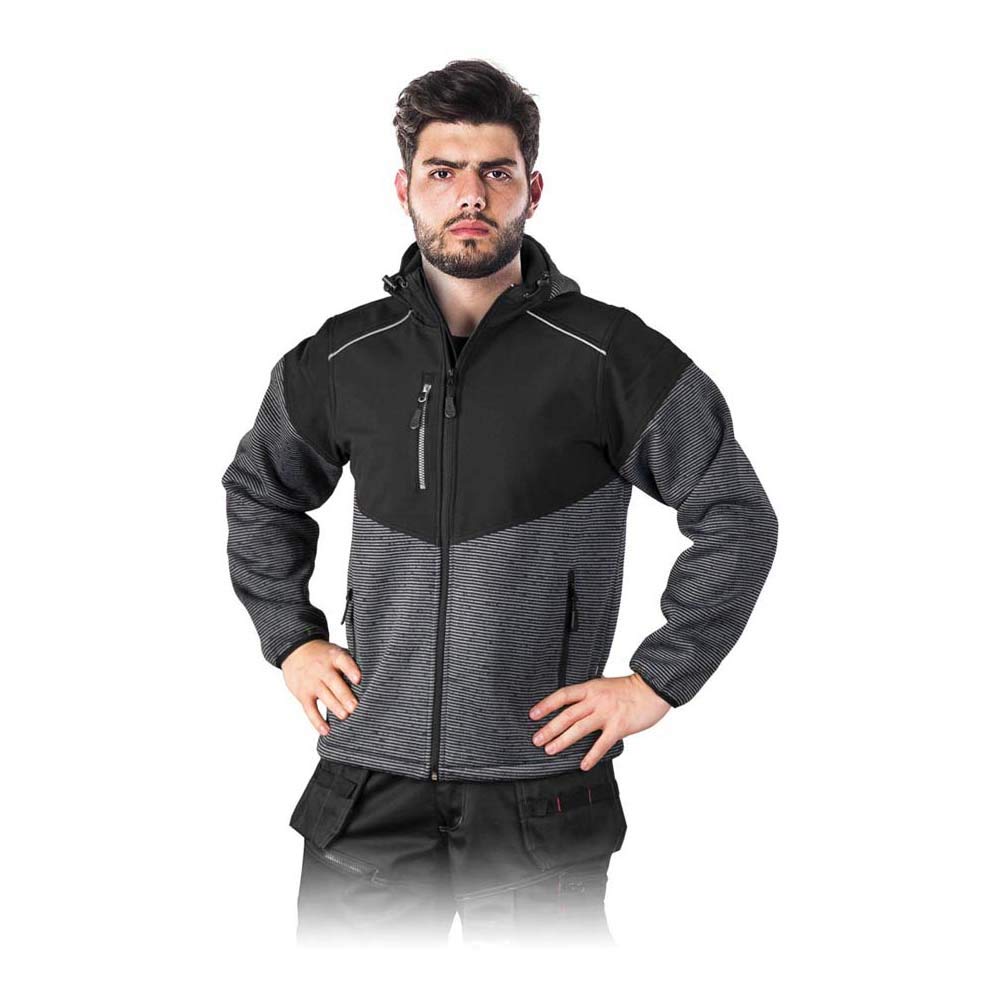 Leber&Hollman LH-Herring_Bsxl Protective Jacket, Black-Grey, X-Large Size