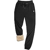 Gihuo Men's Sherpa Lined Athletic Sweatpants Winter Warm Track Pants