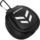 ARGOMAX Mouth Guard Case Sports, Professional Storage of Mouthguards with Lip Protection, Compatible with Various Brands of Football Lip Guard, Black+White.