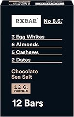 RXBAR Protein Bars, Protein Snack, Snack Bars, Chocolate Sea Salt, 22oz Box (12 Count)