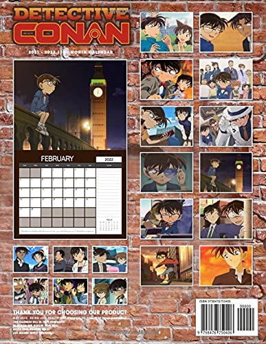 Detective Conan Calendar 2022: Anime-Manga Official Calendar 2021-2022 , Calendar Planner 2022-2023 With High Quality Pictures For Fans Around The  World!: Michael, Diamond: 9798476750406: Amazon.com: Books