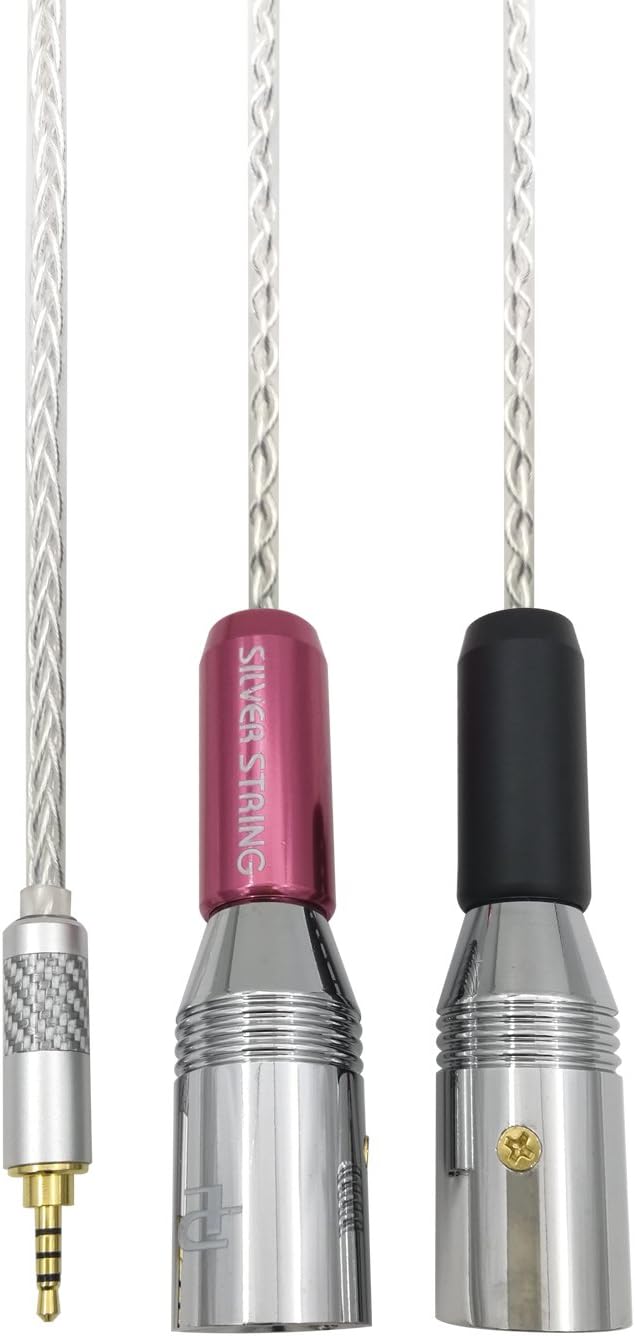Sukira HiFi Cable with 2.5mm TRRS Balanced Male to 2 XLR Male for Astell&Kern AK100II, AK120II, AK240, AK380, AK320, DP-X1A, FIIO X5III, XDP-300R, iBasso DX200, KANN