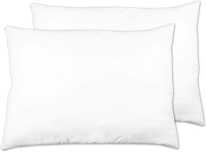 ZOLLNER 2er Set Kopfkissen, 70x90 cm, 100% Polyester, 900 g, weiß: Amazon.de: Küche & Haushalt