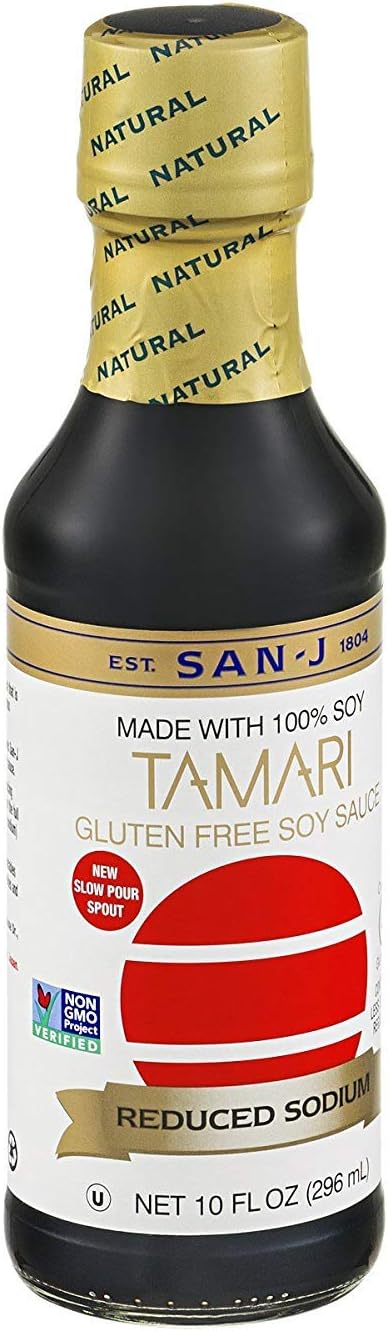 San-J Reduced Sodium Tamari; White Label ( Value Bulk Multi-pack): Health & Personal Care