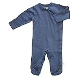 Babysoy Organic Long Sleeve Solid Footie/Coverall