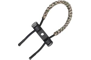 KURUGEILI Archery Bow Sling Adjustable Wrist Sling Strap Braided Bow Sling for Compound Bow Hunting Shooting