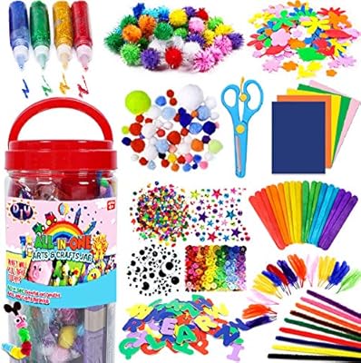 Download Funzbo Arts And Crafts Supplies For Kids Craft Art Supply Kit For Toddlers Age 4 5 Yellowimages Mockups