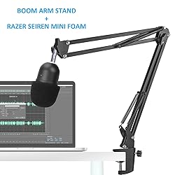 Razer Seiren Mini Boom Arm with Pop Filter - Mic
