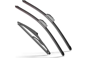 RAINTOK Windshield Wiper Blades Replacement for Toyota Highlander 2020 2021 2022 2023 Original Factory Quality Front Rear Wipers Blade Set for My Car - 26" 18" 10" (Pack of 3)