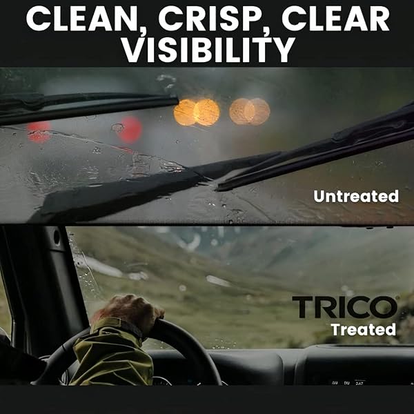 TRICO WHITE 26″ + 21″ EXTREME WEATHER PREMIUM WINTER AUTOMOTIVE REPLACEMENT WINDSHIELD WIPER BLADES (SET OF 2), PASSENGER AND DRIVER SIDE ALL-WEATHER BEAM WIPER BLADES FOR SELECT VEHICLE MODELS