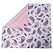Reversible Unisex Children's Soft Baby Blanket Minky Dot - (Paisley Pink)