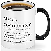 CASUVEA Thank You Gifts for Chaos Coordinator, Boss Gifts for Women, Teacher Appreciation Present, Birthday Christmas Boss Day Office Idea for Coworkers Employee Manager Mom Friend Nurse Men