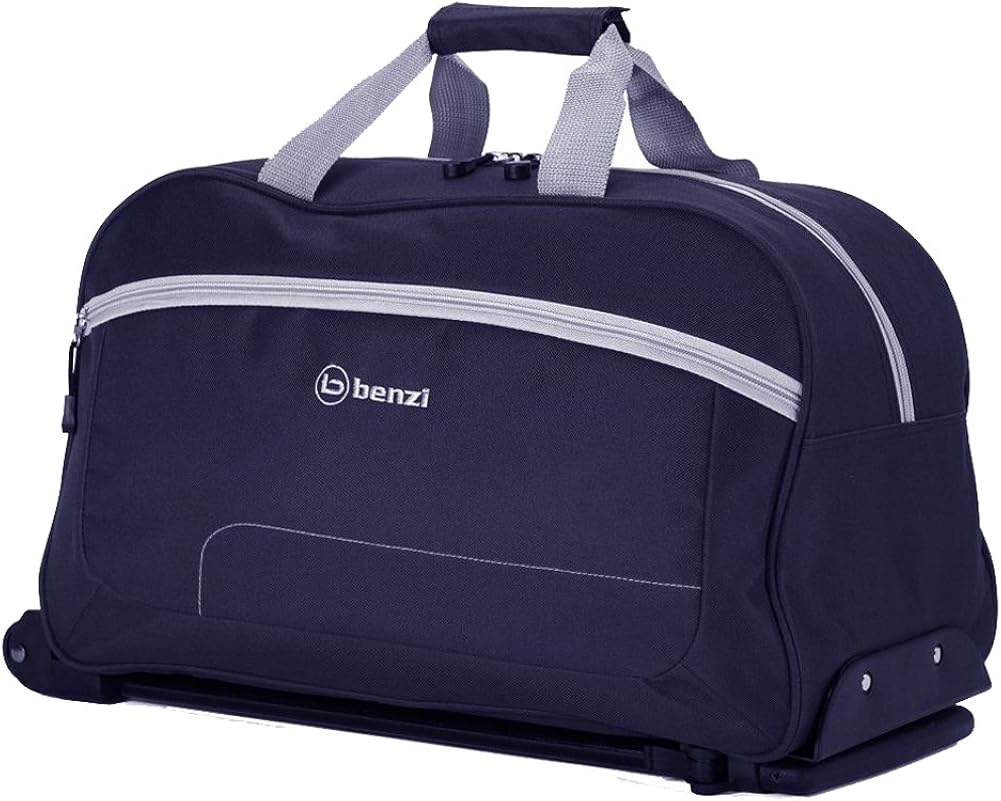 Wheeled Travel Holdall Gym Sports Bag (BZ4162, Navy) Amazon.co.uk Clothing