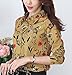 Women's Floral Printd Casual Shirt Button Down Long Sleeve Blouse