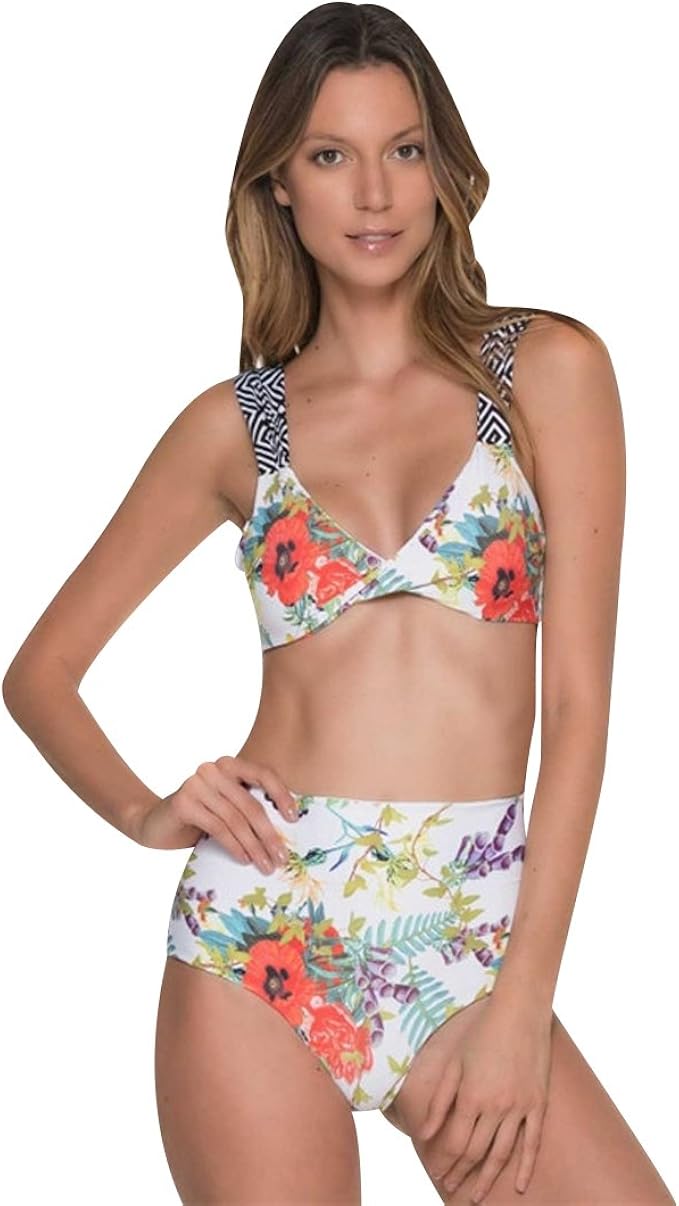 ISSHE Bikini High Waist Push Up Damen Schöne Triangle Bikinis Bademode Große Größen Frauen