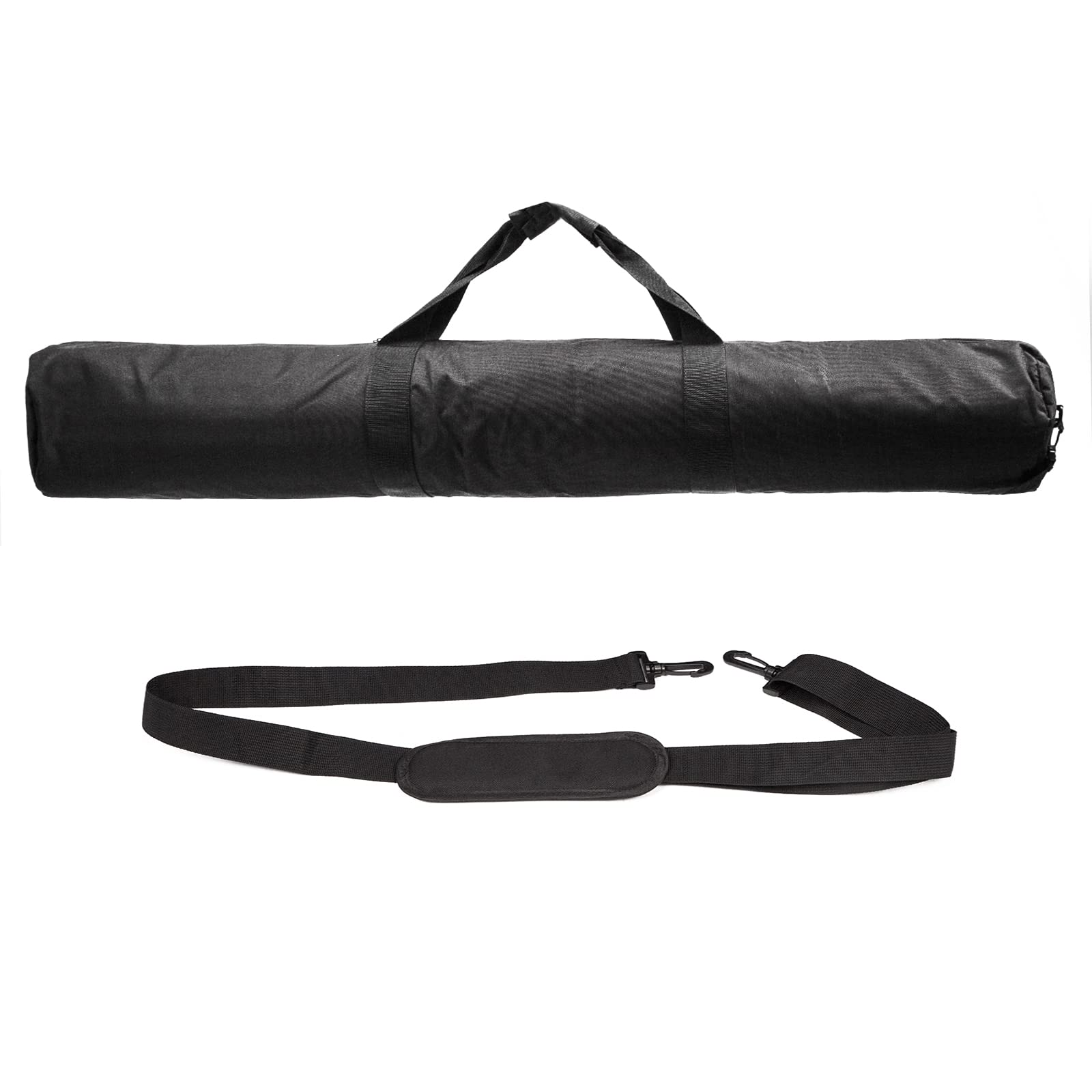 Tripod Carry Bag Case 47in 1680D Nylon Foam Padded Camera Video Photography Studio Equipment Bag - 120cm x 20cm - Large Sturdy Storage Travel Portable Black Bag for Light Stand Monopod Boom Arm