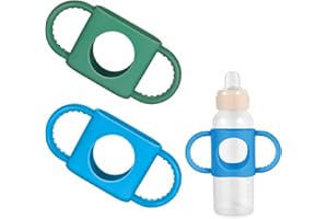 2pcs Baby Bottle Handles for Dr Brown Narrow Baby Bottle, Soft Comfortable Material Silicone BPA Free for Dr Brown Bottle wit