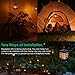 TomCare Solar Lights Solar Lanterns Dancing Flame Outdoor Hanging Lanterns Lights Decoration Lighting Solar Powered Waterproof Umbrella Lanterns Night Light Auto Sensor for Garden Patio Yard (4)