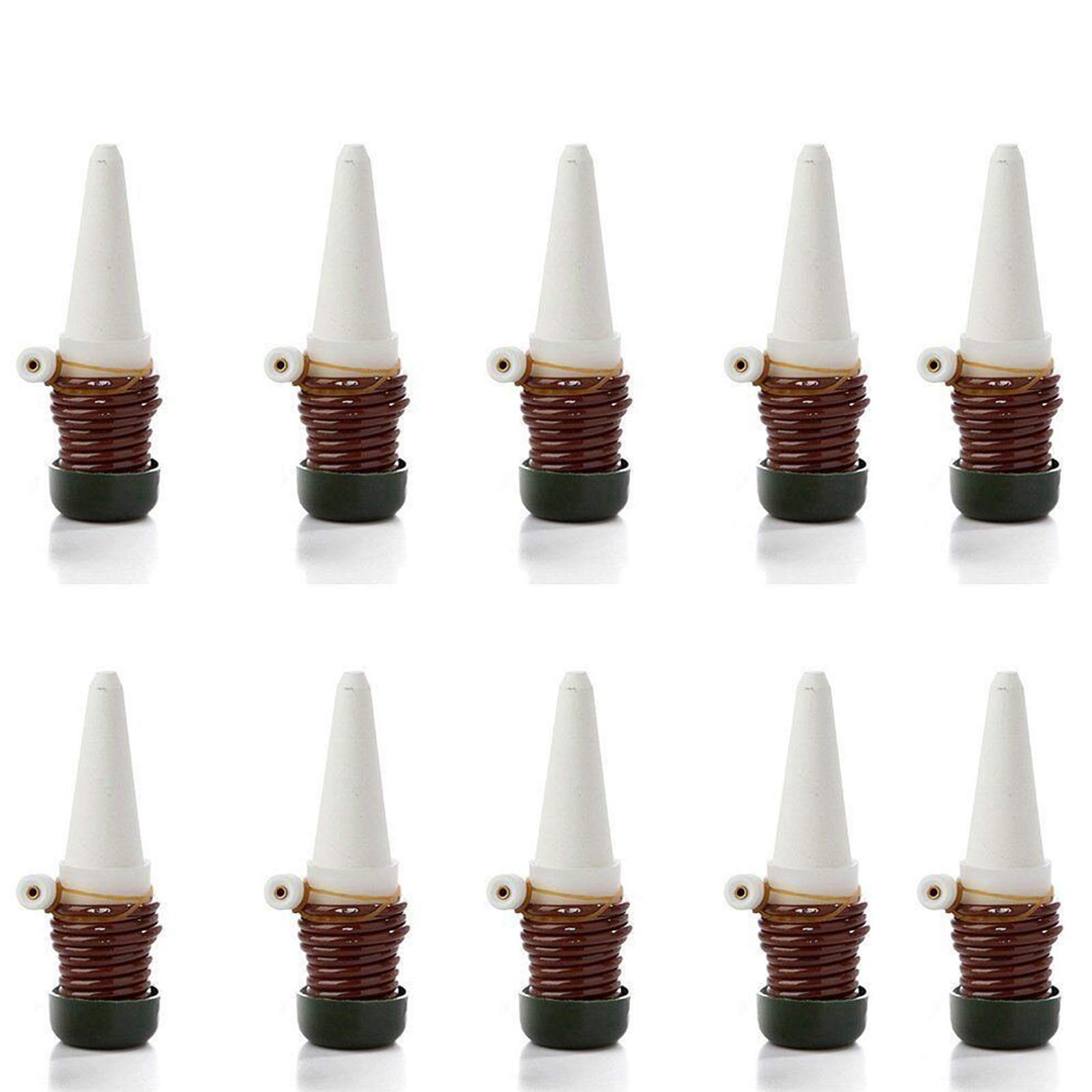Automatic Self Plant Watering System, Ceramic Probes Spikes Drip Irrigation Device Gardening Tools for Indoor Outdoor Flower House Plant, Pack of 10