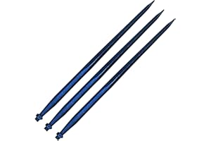 NEAT ATTACHMENTS Lot of 3-39" Hay Bale Spear 3000 LBs Capacity, C-2 Bale Spike Square Tapered Forged - 1 3/4" Conus 2, Bale Hay Spike with Hex Nut
