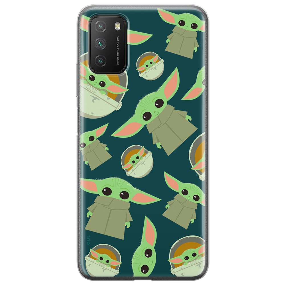 ERT GROUP mobile phone case for Xiaomi REDMI 9T original and officially Licensed Star Wars pattern Baby Yoda 006 optimally adapted to the shape of the mobile phone, case made of TPU